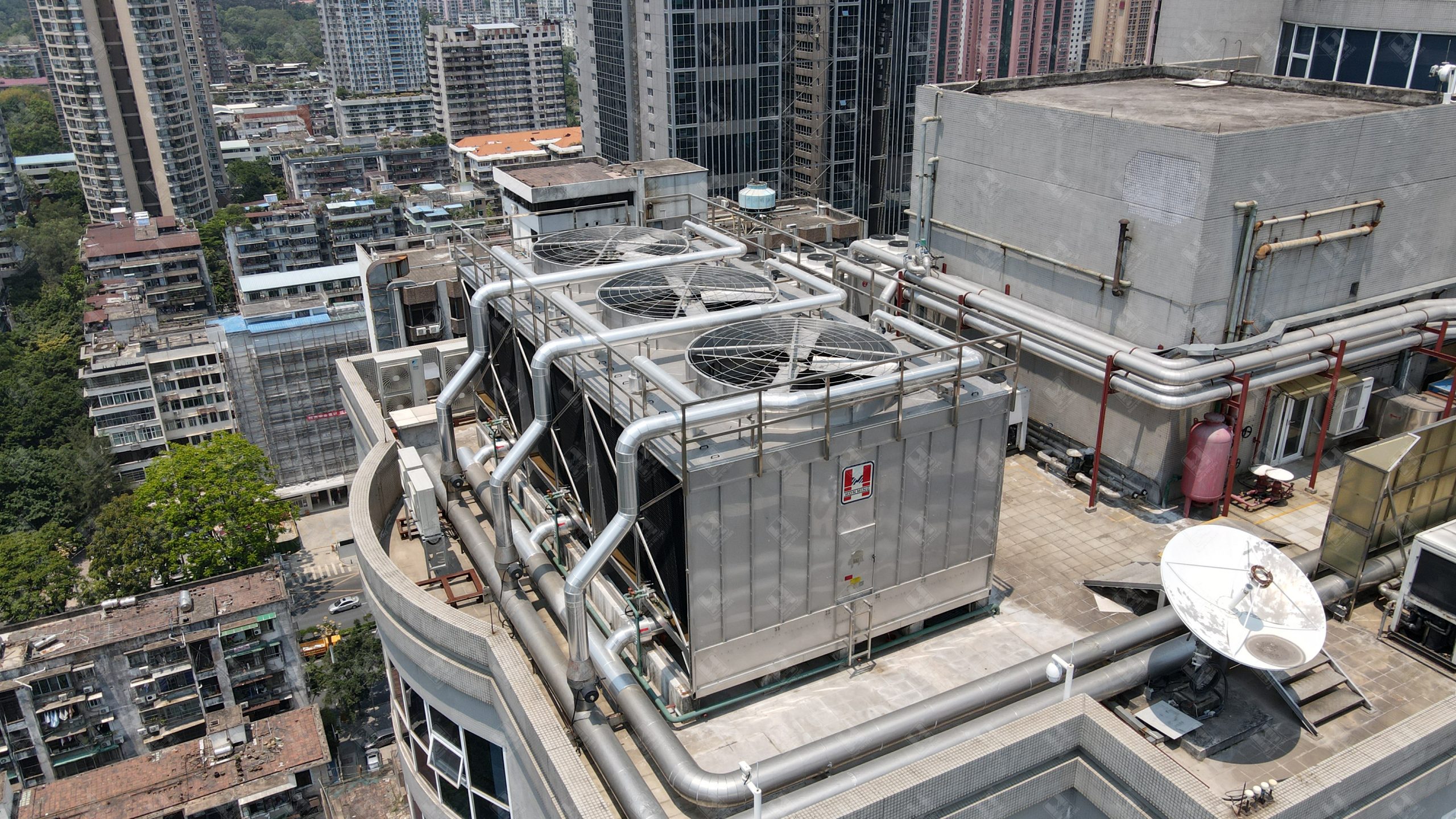 Stainless Steel Square Cross Flow Cooling Tower - HON MING TECHNOLOGY GROUP