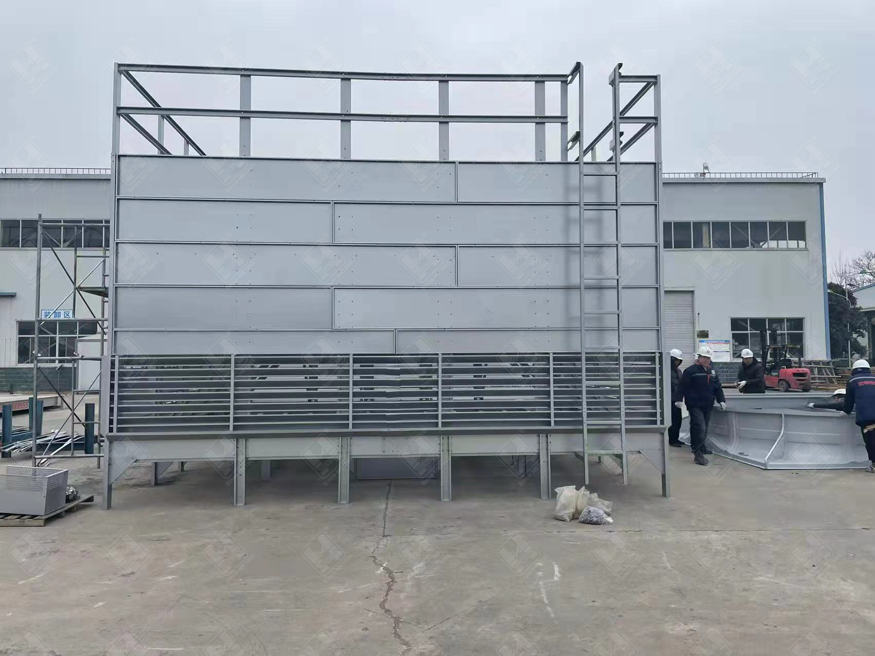 Square Counter Flow Cooling Tower for Egypt Customer - HON MING ...